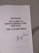 Gene Deal Signed Book, My World Of Bodyguarding A Hip Hop. Rare Autographed Book picture