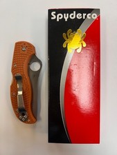 Spyderco Folding Knife HAP40/SUS410 Burnt Orange  - NEW ~ picture