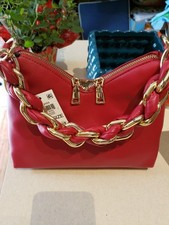 Brand new • INC International Concepts  Red INC Purse with V Zippers - NWT picture