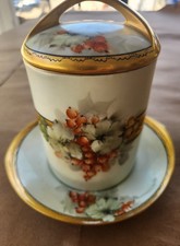 Rosenthal Selb-Bavaria Donatello Porcelain condensed-milk holder 3 piece set picture