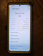 Samsung Galaxy S21+ 5G 128GB Black SM-G996U1 Smartphone 64MP Camera picture