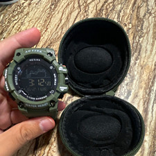 Activa ACW-GA-M-105 Men’s Olive Green Digital Sport Watch New With Case picture