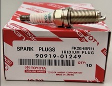 10 Pack OEM Genuine Spark Plug Denso 90919-01249 Lexus GS350 IS250 LS460 ISF picture