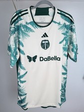 Adidas Portland Timbers Jersey Soccer Sz 2XL Nature Pine Away 2024/25 Slim NWOT picture