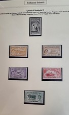 British Falkland Islands 1955-60-64-68 Stamp Sets C.v. £280 picture