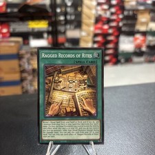 RAGGED RECORDS OF RITES CORI-EN062 1ST ED SUPER RARE CHAOS ORIGINS YUGIOH NM picture