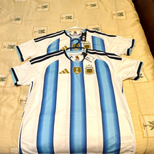 adidas Argentina National Team Soccer Jersey White/Light Blue Men’s XL WC 2022 picture