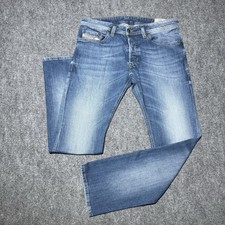 Diesel Safado Regular Slim Straight Button Fly Jeans Men Tag 32 Med Wash 34x31 picture