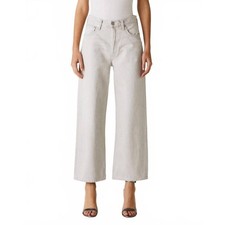 Agolde Ren High Rise Wide Leg Jeans Womens 29 Colina Gray picture