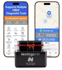 2-in-1 OBD2 Scanner & Car Locator, Bluetooth Code Reader for iOS/Android - NOB picture