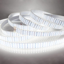 16.4Ft Super Bright Triple Row LED Strip Lights, Daylight White 6000K DC12V 1800 picture