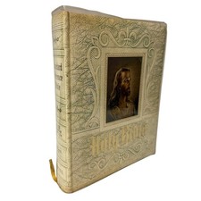 Holy Bible Hertel Standard Reference Blue Ribbon Edition Vintage 1967-68 Covered picture