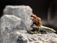 Well painted kobald Captain knight cute d&d miniature picture