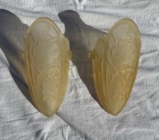Antique vtg style Rejuvenation repro slip slipper shade sconce fixture 2 avail. picture