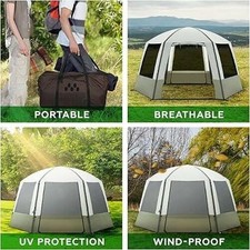 SUMMUS Inflatable , 8-12 Person Camping Tents, Portable Waterproof  15′×15′ picture