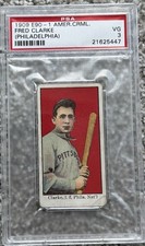 1909 E90-1 American Caramel Fred Clarke (Philadelphia) PSA 3 HOF 6617 picture