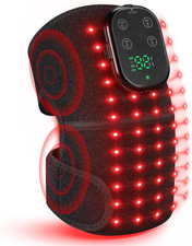 Cordless Red Light Therapy Knee Massager with Heat & Massage, 660Nm& 850Nm picture