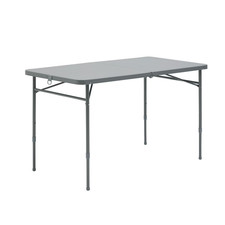 Mainstays 4 ft Adjustable Height Folding Table, Gray picture