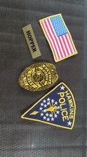 Stranger Things Jim Hopper Patch & Badge Set - Hawkins Police Prop Costume picture