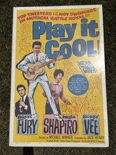VTG PLAY IT COOL 1963 One Sheet Movie Poster BILLY FURY HELEN SHAPIRO BOBBY VEE picture