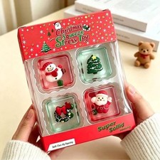 New Merry Christmas Ice Baby Fidget Cube Set 4 Pack Sensory Stress Toys picture