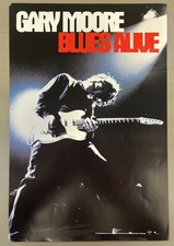 Gary Moore Blues Alive Promotional Poster   Super Rare picture