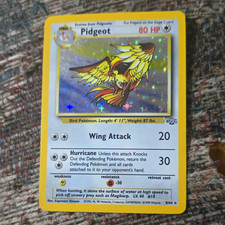 Wizards of the Coast Pidgeot Jungle Holo Rare 8/64 80 HP English 1999 picture