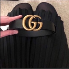 Gucci GG Buckle Belt Size 80cm Fits 25-28 Waist picture