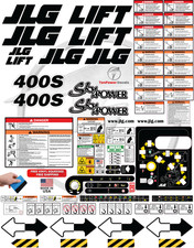 Fits JLG 400S Boom Lift Decal Kit – 3M Vinyl –  picture