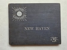 New Haven & Yale Antique 1898 Book Portfolio of Photographs, 24 Photogravures picture