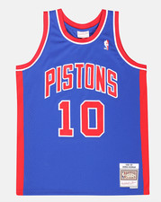100% Authentic Dennis Rodman Detroit Pistons Road Swingman Jersey Throwback picture