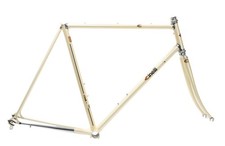 Cinelli Supercorsa Frameset 57.5cm C-T Pearl White Columbus SLX Headset NEW NOS picture