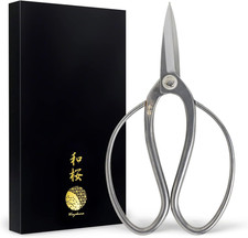 Wazakura Yasugi Stainless Steel Made in Japan Traditional Bonsai Scissors 7 in ( picture