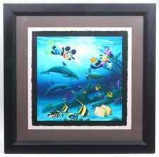 Robert Wyland (American, Born 1956-) Disney Mickey & Minnie Gallery Print picture