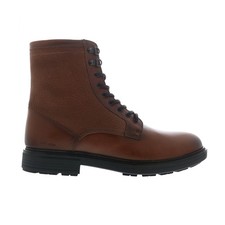 Johnston & Murphy Latham 24-7122 Mens Brown Leather Lace Up Casual Dress Boots picture