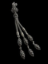 Trabzon kazaz hand-knitted 925 silver tassel for tasbeeh. Special design picture
