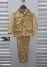 Vtg 1950's JC Higgins YOUTH M Canvas Bird Hunting Jacket Pants Boys Matching Set picture