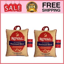2 Bag Royal Naturally Aged Indian White Basmati Rice, Long-Grain,20 lb Bag picture