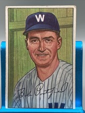 1952 Bowman - Bob Porterfield #194 Washington Senators Good Centering Wrinkle picture