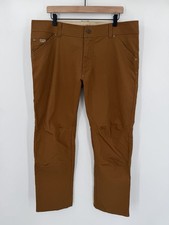 NEW Kuhl Hi Lo Cord Pants Mens 38x32 Brown Vintage Patina Ribbed Outdoor Stretch picture