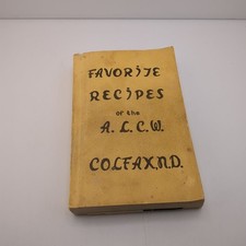 Vintage 1961 Favorite Recipes of the A.L.C.W. Colfax, ND Community Cookbook picture