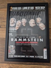Rammstein Framed Kerrang Classic Cover Page A4 Ideal Gift picture