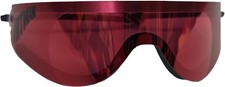 Hitman WWF Logo Pink Bret Hart Wrap Around Shades Sunglasses picture