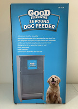 Good Friends Dry Food Galvanized Steel Magnetic Door Dog Feeder 25 LB Capacity picture