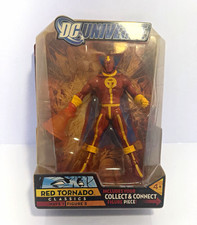 2007 Mattel DC Universe Classics Wave 1 Red Tornado Figure 5 Brand New Sealed picture