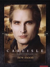 Peter Facinelli Signed 2009 NECA Twilight New Moon #9 Carlisle JSA Witnessed picture