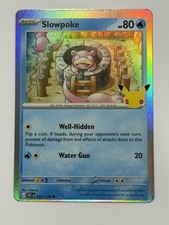 Slowpoke 016/128 30th Celebration Holo Error Miscut picture