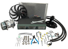 UNIVERSAL AIR CONDITIONING KIT UNDER DASH  450B-100 A/C 12V - QUICK FIT HOSES picture