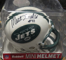 Matt Snell & Emerson Boozer Dual Signed NY Jets Mini Helmet SB III Champs Auto picture