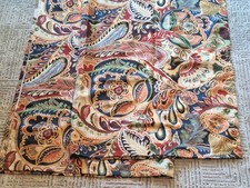 2 Pier 1 Imports Vibrant Paisley Grommet TOP Curtain Panels 50” x 96